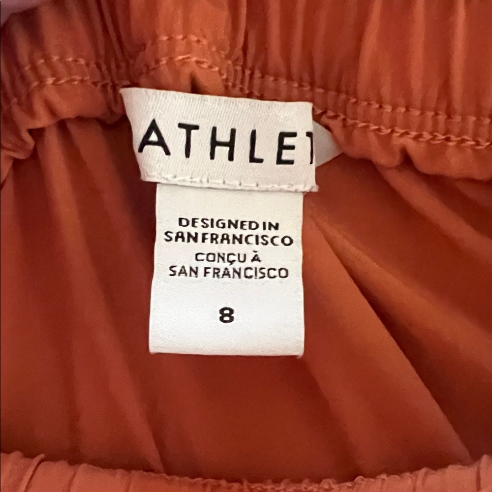 Athleta Avenue Orange Midi Skirt - Picture 2 of 5